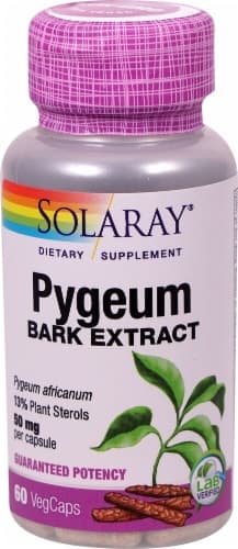 Solaray Pygeum Africanum Bark Extract Vegetarian Capsules