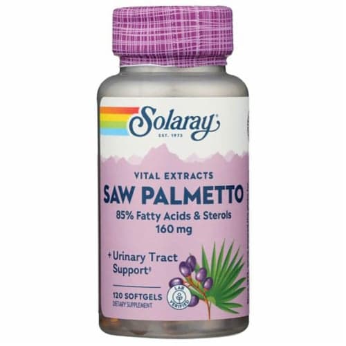 Solaray Vital Extracts Saw Palmetto 120 Sgels