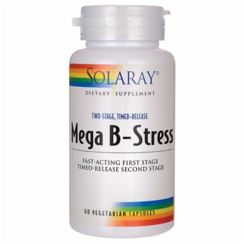 Solaray Mega B-Stress Two-Stage 60 Caps