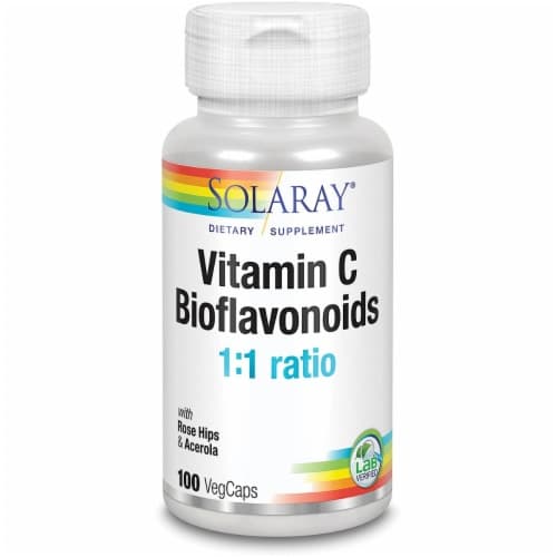 Solaray Vitamin C Bioflavonoids 100 Veg Caps