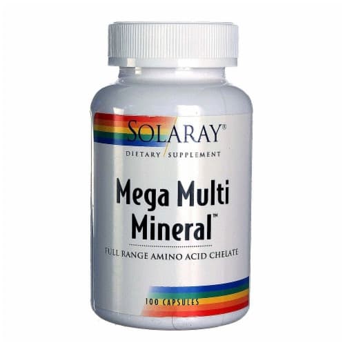 Solaray  Mega Multi Mineral With Iron