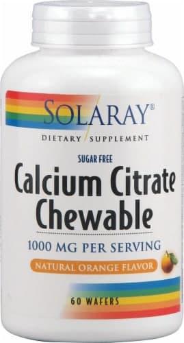 Solaray  Calcium Citrate Sugar Free   Orange