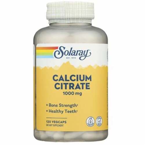 Solaray Calcium Citrate 1, 120 Veg Caps
