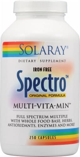 Solaray  Spectro Multi-Vita-Min Iron Free