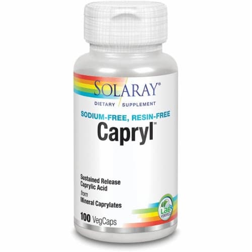 Solaray Capryl 100 Veg Caps