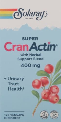 Solaray Super Cranactin Urinary Tract Health Capsules