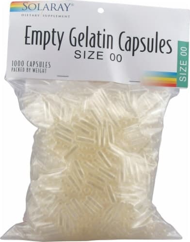 Solaray  Empty Gelatin Capsules Size