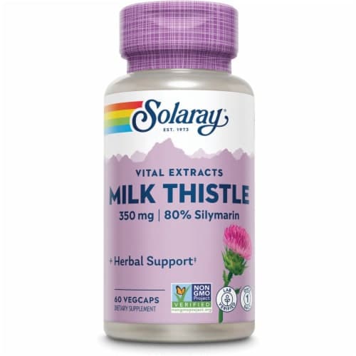 Solaray Vital Extracts Milk Thistle 60 Veg Caps