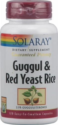 Solaray  Guggul And Red Yeast Rice