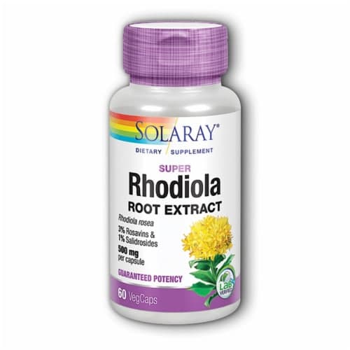 Solaray Super Rhodiola Root Extract 60 Veg Caps