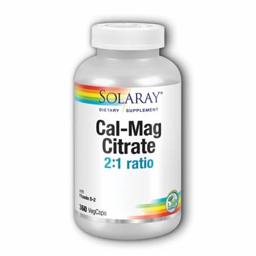 Solaray  Cal-Mag Citrate With Vitamin D 2:1 Ratio
