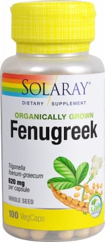 Solaray Organically Grown Fenugreek Veg Caps