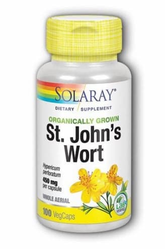 Solaray Organically Grown St John'S Wort Veg Caps