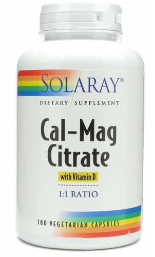 Solaray  Cal-Mag Citrate With Vitamin D 1:1 Ratio