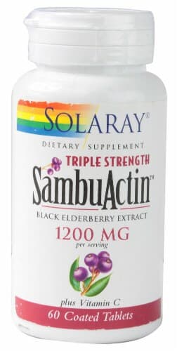 Solaray Triple Strength Sambactin Black Elderberry Extract Coated