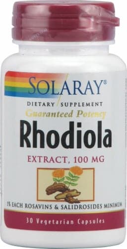 Solaray Rhodiola Extract Vegetarian Capsules