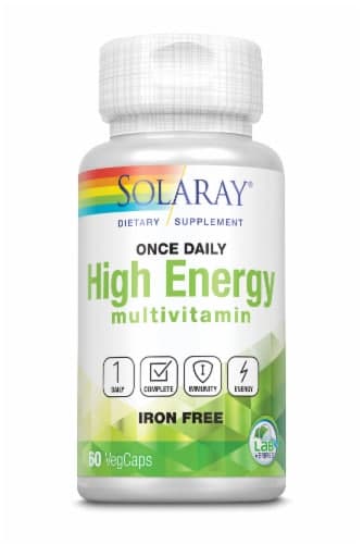 Solaray Once Daily High Energy Multivitamin Vegcaps