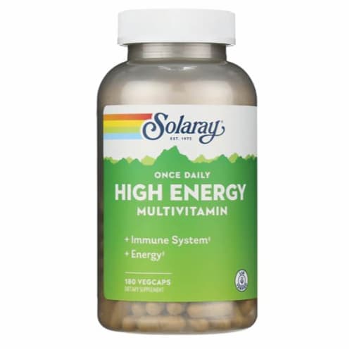 Solaray Once Daily High Energy Multivitamin 180 Veg Caps