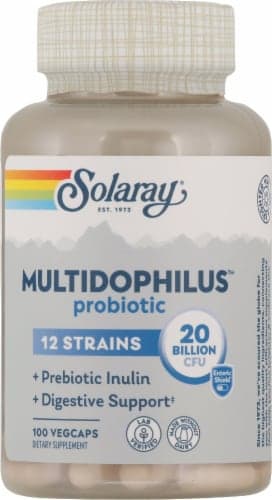 Solaray Multidophilus 12 Twelve Strain Formula Enteric Vegcaps