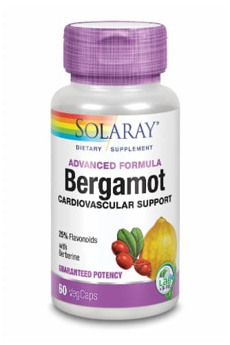 Solaray Bergamot Cardiovascular Support Vegcaps