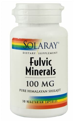 Solaray Fulvic Minerals Vegetarian Capsules