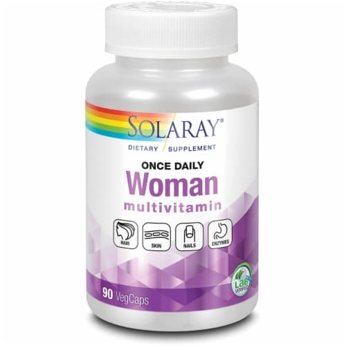 Solaray Once Daily Woman Multivitamin 90 Veg Caps