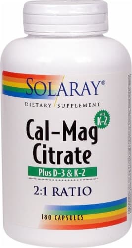 Solaray  Cal-Mag Citrate Plus D-3 & K