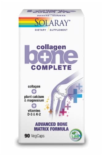 Solaray Collagen Bone Complete Advanced Bone Matrix Formula Vegcaps