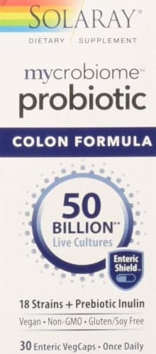 Solaray Mycrobiome Probiotic Colon Formula Dietary Supplement