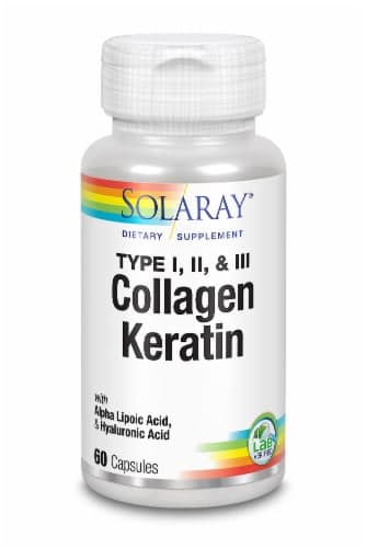 Solaray Type I Ii & Iii Collagen Keratin Capsules