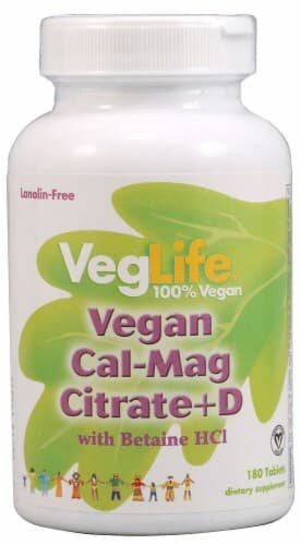 Veglife  Vegan Cal Mag Citrate Plus D