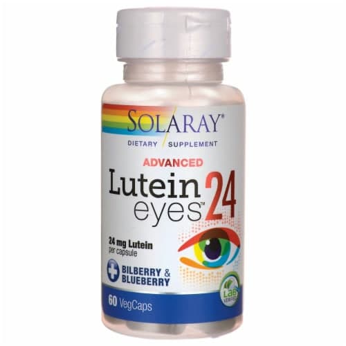 Solaray Advanced Lutein Eyes 24 60 Veg Caps