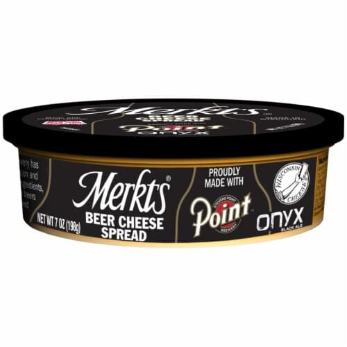 Merkts Onyx Black Ale Beer Cheese Spread. Tub
