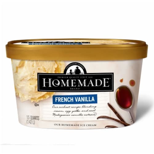 Homemade Brand French Vanilla Ice Cream Tub
