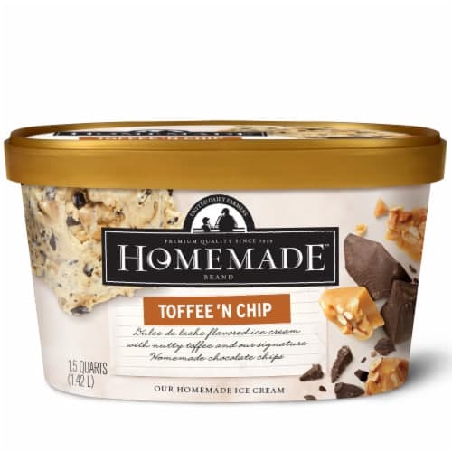 Homemade Brand Toffee 'N Chip Ice Cream Tub