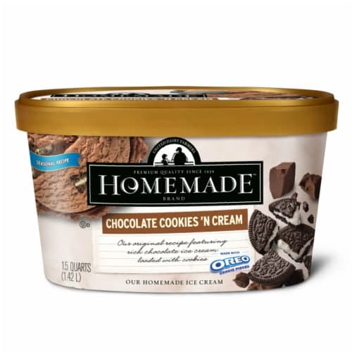 Homemade Chocolate Cookies N Cream Ice Cream