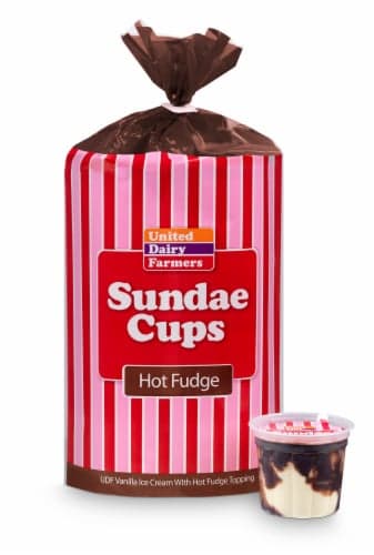 United Dairy Farmers Hot Fudge Sundae