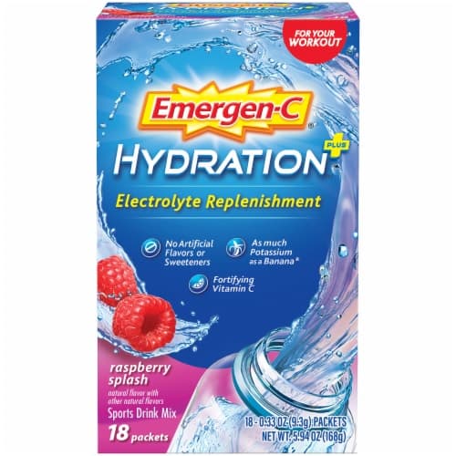 Emergen-C Hydration+ Sports Drink Mix Pkts