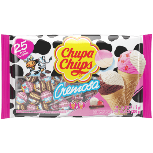 Chupa Chups Cremosa Assorted Lollipops