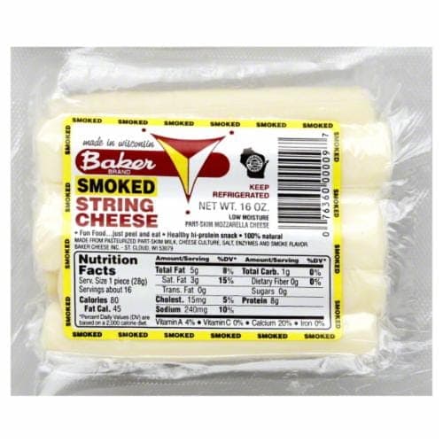 Baker Smoked String Cheese