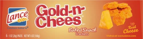 Lance Crackers, Baked Snack, Gold-N-Chees