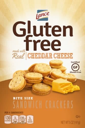 Lance Sandwich Crackers, Cheddar Cheese, Bite Size