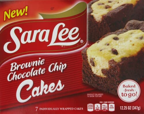 Sara Lee Cakes, Brownie Chocolate Chip