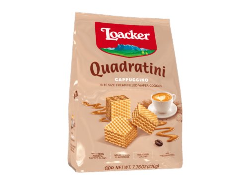 Loacker Wafer Cappucino Creme Cookies