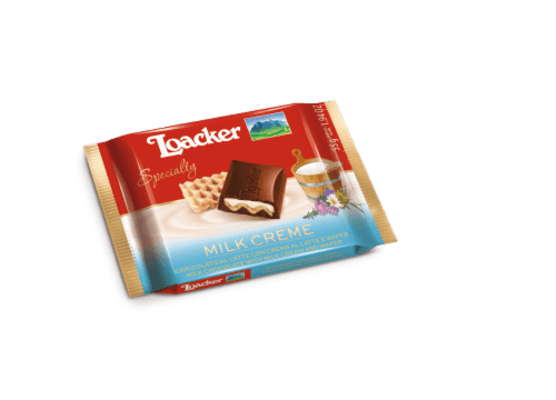 Loacker Milk Chocolate Cream Filling Crispy Wafer Bar