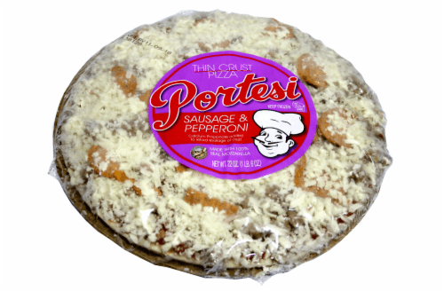 Portesi Sausage & Pepperoni Thin Crust Pizza
