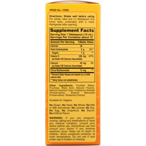 American Health Ester-C With Citrus Bioflavonoids - Berry Flavor Oz Liq