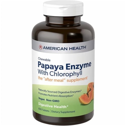 American Health Papaya Enzyme With Chlorophyll Chewable