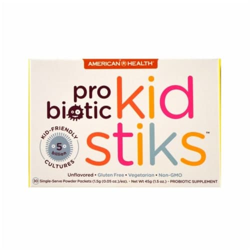 American Health Probiotic Kidstiks Unflavored Powder