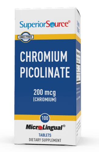 Superior Source Chromium Picolinate Tablets 200Mcg